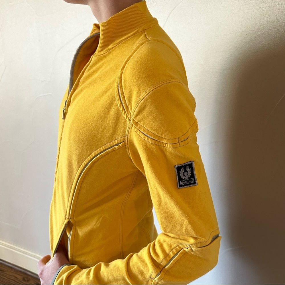 BELSTAFF Yellow Zip-Up Jacket🌸
